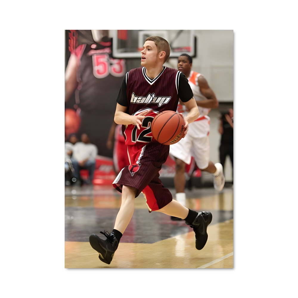 Poster L'Élan Maroon – affiche Basketball